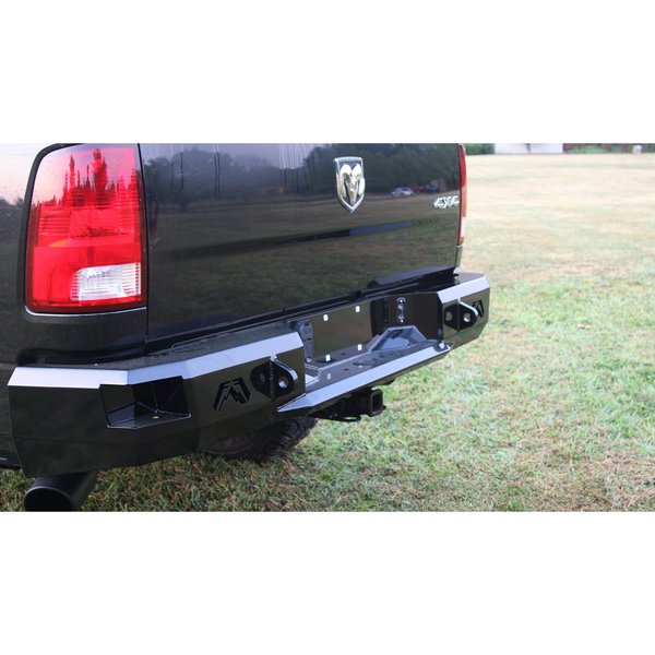 Fab Fours 19-C RAM 2500/3500 NEW BODY STYLE PREMIUM MATTE BLACK BUMPER REAR DR19-W4451-1